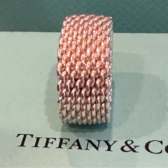 TIFFANY & CO. Somerset Sterling Silver Ring - Picture 4 of 15